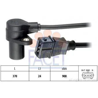 Capteur d'angle, vilebrequin FACET