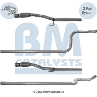 Tuyau d'échappement BM CATALYSTS
