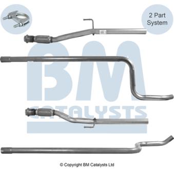 Tuyau d'échappement BM CATALYSTS