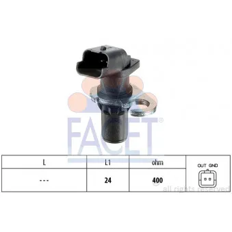 Capteur d'angle, vilebrequin FACET