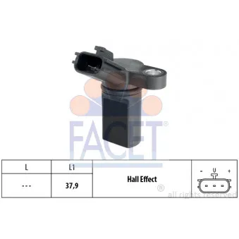 Capteur d'angle, vilebrequin FACET