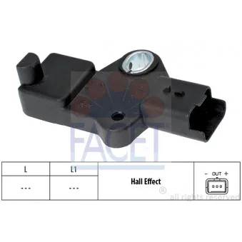 Capteur d'angle, vilebrequin FACET 9.0524