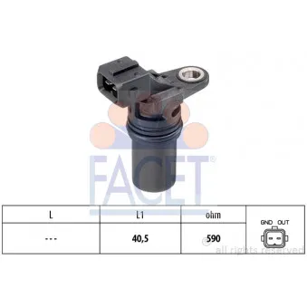 Capteur de vitesse FACET 9.0539
