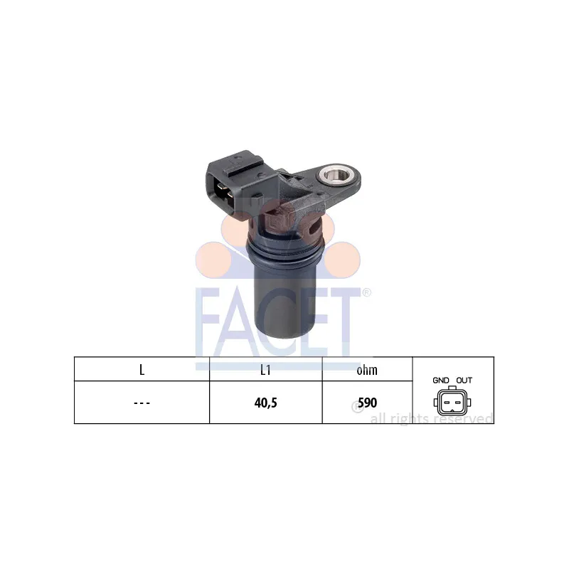 Capteur de vitesse FACET 9.0539