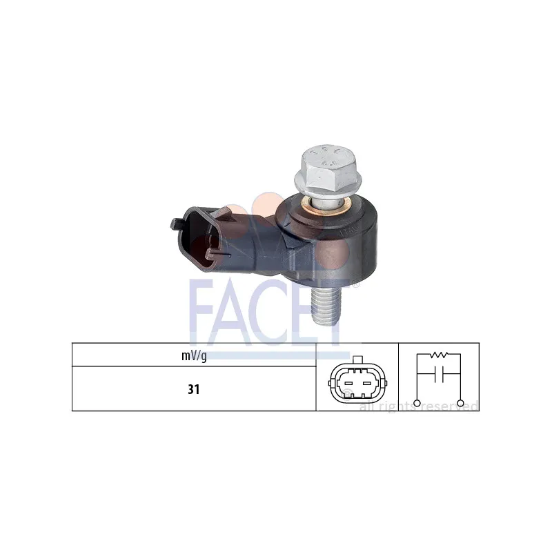 Capteur de cognement FACET 9.3012