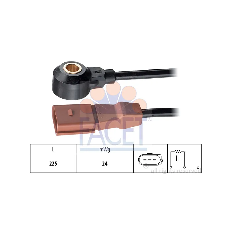 Capteur de cognement FACET 9.3036