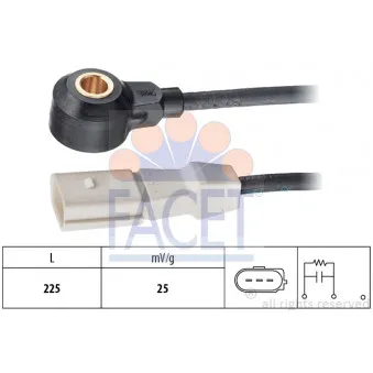 Capteur de cognement FACET 9.3037