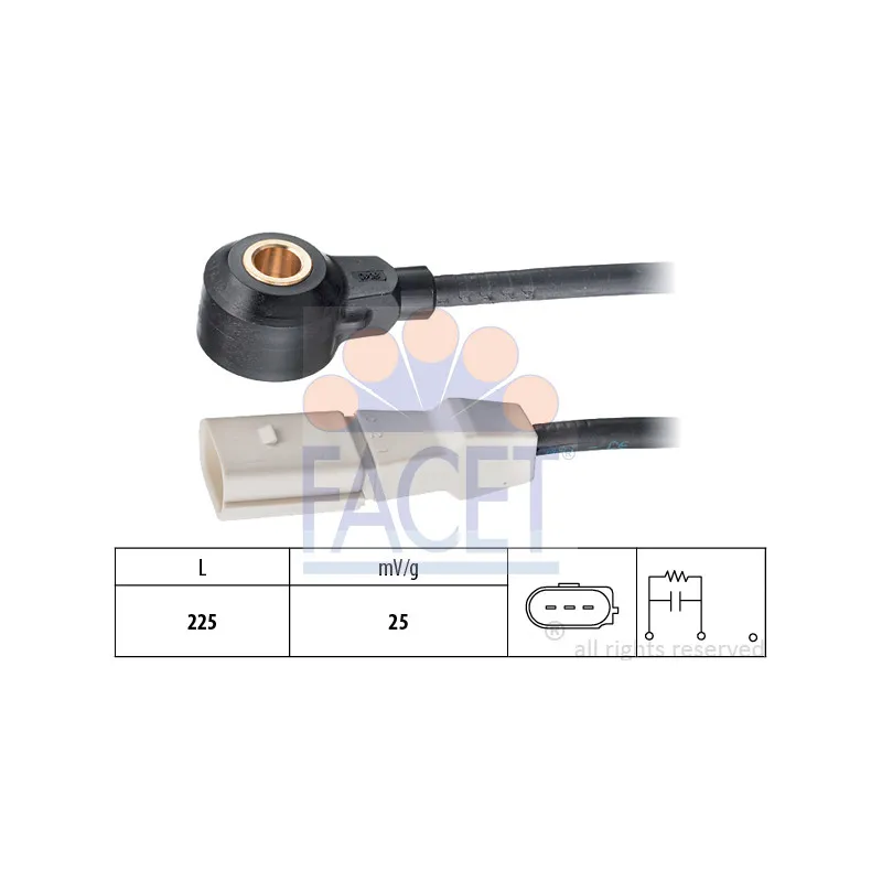 Capteur de cognement FACET 9.3037