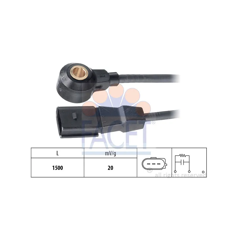 Capteur de cognement FACET 9.3038