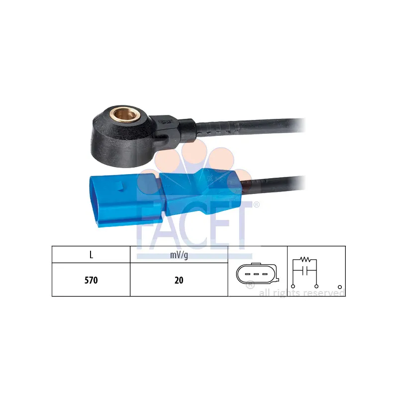 Capteur de cognement FACET 9.3048