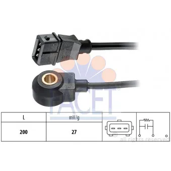 Capteur de cognement FACET 9.3061