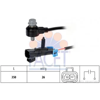 Capteur de cognement FACET 9.3093