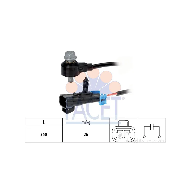 Capteur de cognement FACET 9.3093