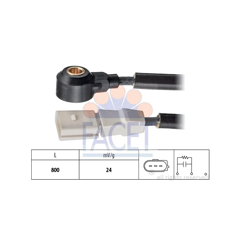 Capteur de cognement FACET 9.3099