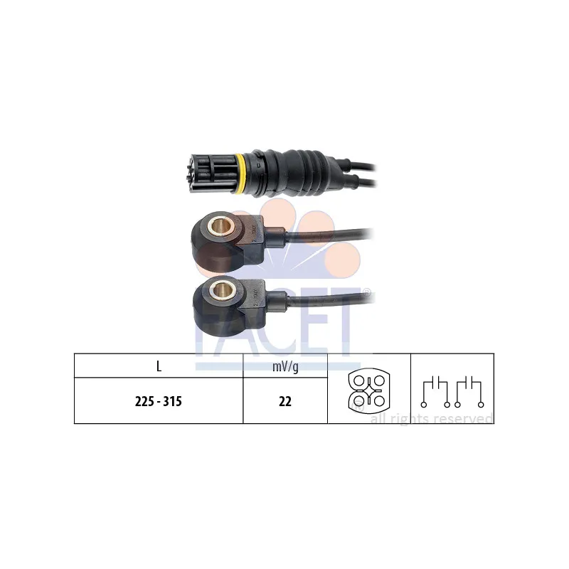 Capteur de cognement FACET 9.3120