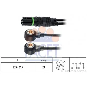 Capteur de cognement FACET 9.3132