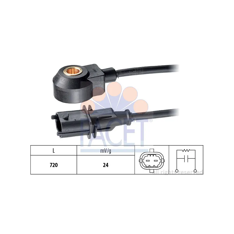 Capteur de cognement FACET 9.3166