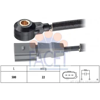 Capteur de cognement FACET 9.3175