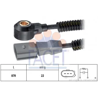 Capteur de cognement FACET 9.3192