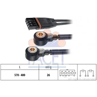 Capteur de cognement FACET 9.3196