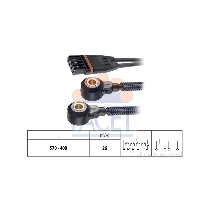 Capteur de cognement FACET 9.3196