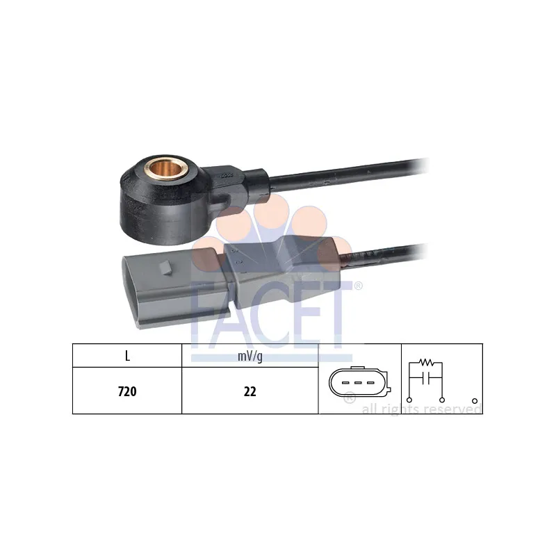 Capteur de cognement FACET 9.3199