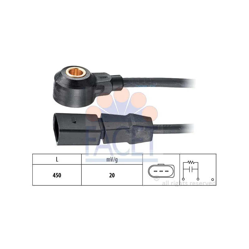 Capteur de cognement FACET 9.3200