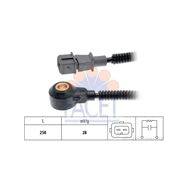 Capteur de cognement FACET 9.3216