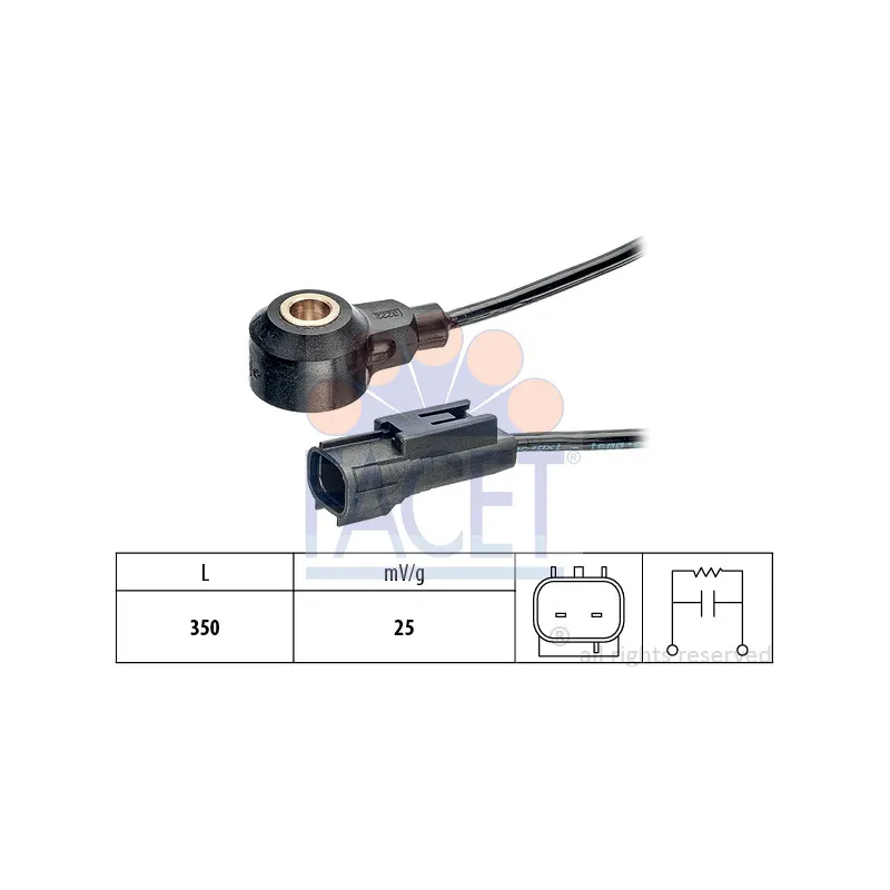 Capteur de cognement FACET 9.3222