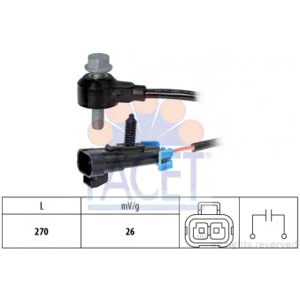Capteur de cognement FACET 9.3238