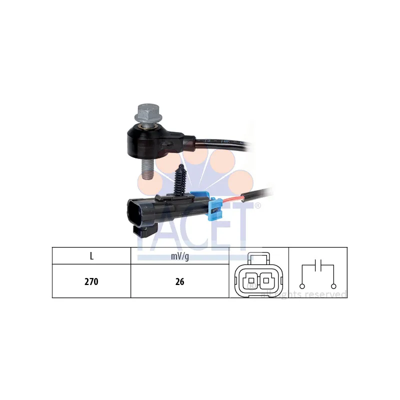 Capteur de cognement FACET 9.3238