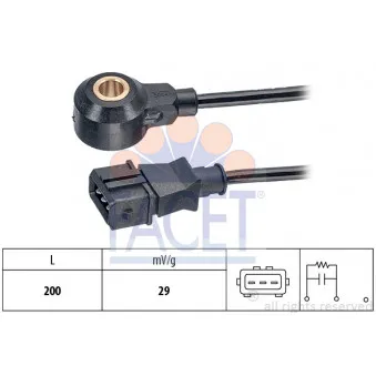 Capteur de cognement FACET 9.3244