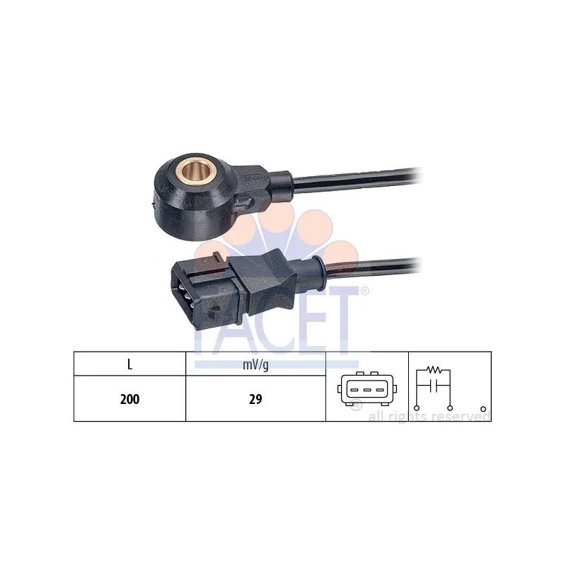 Capteur de cognement FACET 9.3244