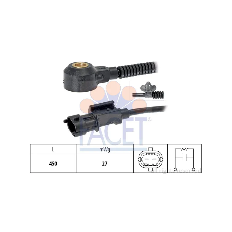 Capteur de cognement FACET 9.3245