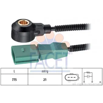 Capteur de cognement FACET 9.3251