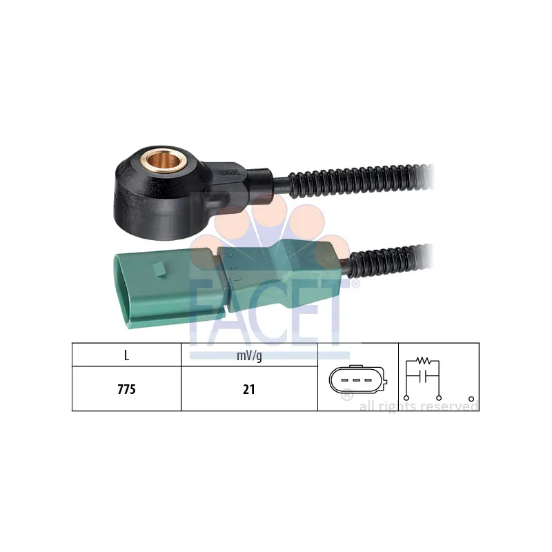 Capteur de cognement FACET 9.3251