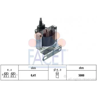 Bobine d'allumage FACET 9.6011