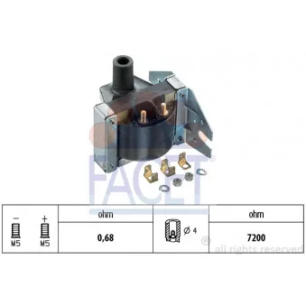 Bobine d'allumage FACET 9.6026
