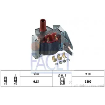 Bobine d'allumage FACET 9.6032