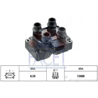 Bobine d'allumage FACET 9.6035