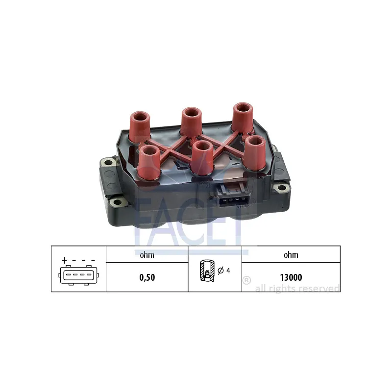 Bobine d'allumage FACET 9.6071