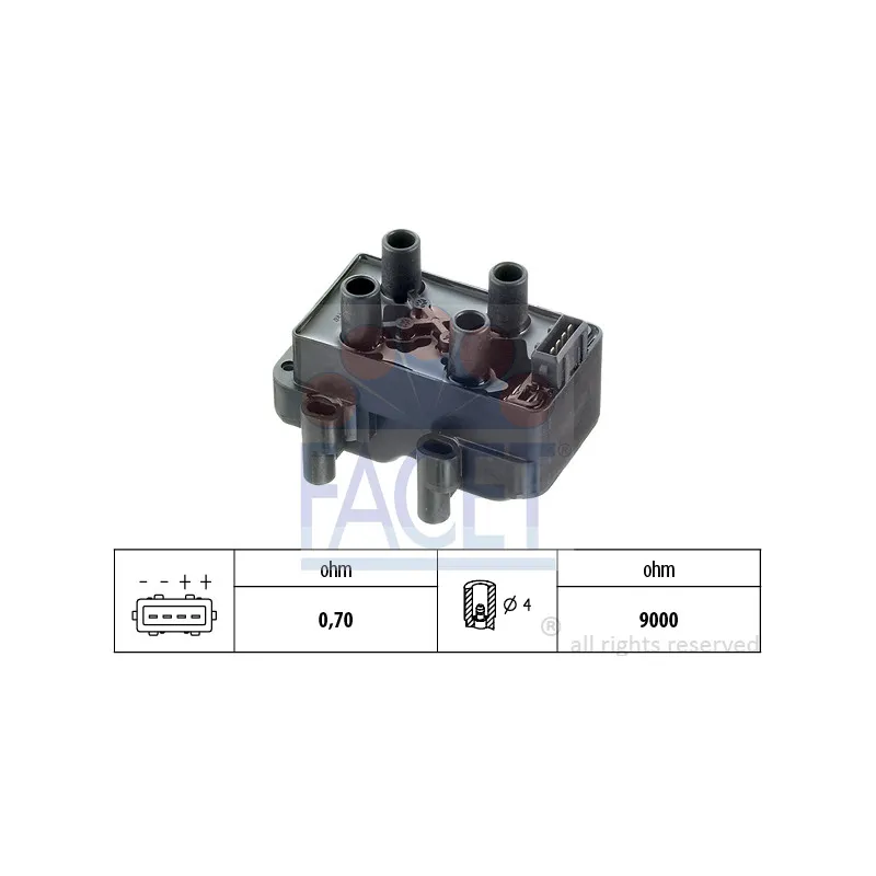 Bobine d'allumage FACET 9.6088