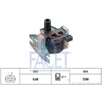 Bobine d'allumage FACET 9.6092