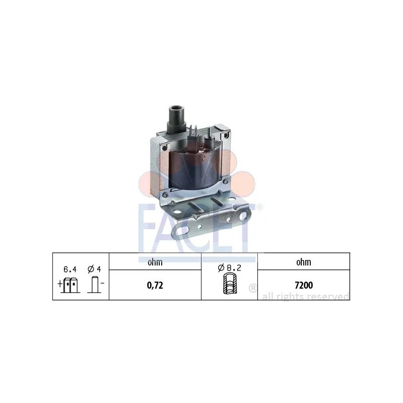 Bobine d'allumage FACET 9.6094