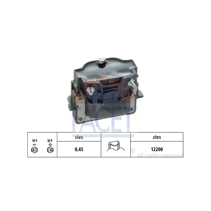 Bobine d'allumage FACET 9.6098