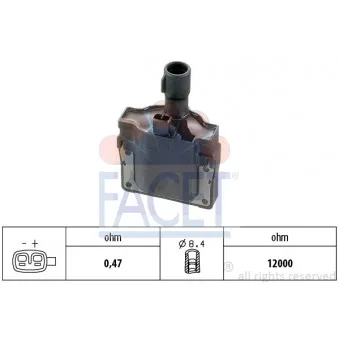Bobine d'allumage FACET 9.6102