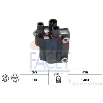 Bobine d'allumage FACET 9.6111