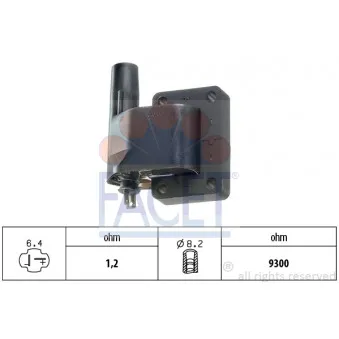 Bobine d'allumage FACET 9.6119