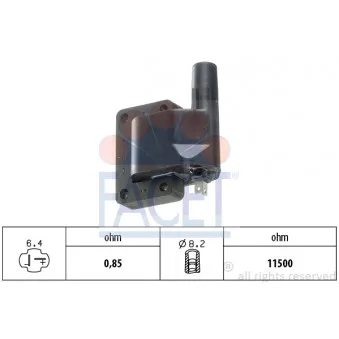 Bobine d'allumage FACET 9.6120