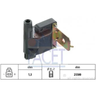 Bobine d'allumage FACET 9.6152